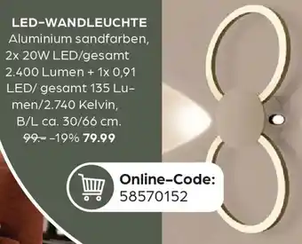 Möbel Buss Led-wandleuchte Angebot