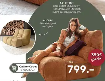 Möbel Buss 1,5-Sitzer Angebot