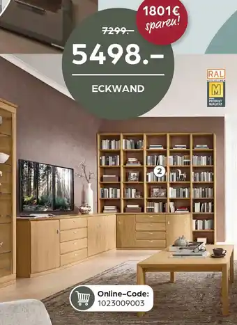 Möbel Buss Eckwand Angebot