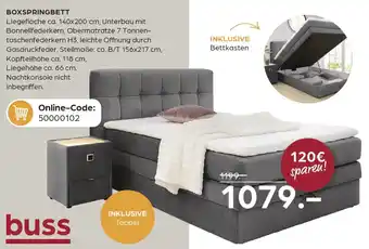 Möbel Buss Boxspringbett Angebot