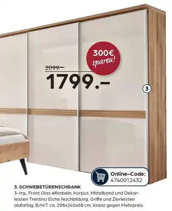 Möbel Buss Schwebetürenschrank Angebot