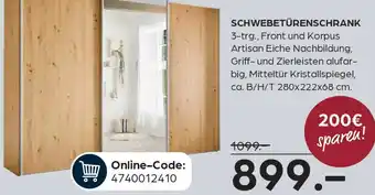 Möbel Buss Schwebetürenschrank Angebot