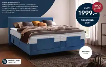 Möbel Buss Motor-boxspringbett Angebot