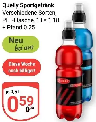Globus Quelly Sportgetränk Angebot