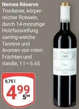 Globus Nemea Réserve Angebot