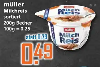 Klaas und Kock Müller Milchreis 200g Becher Angebot