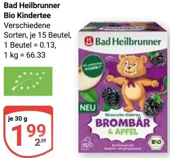 Globus Bad Heilbrunner Bio Kindertee Angebot
