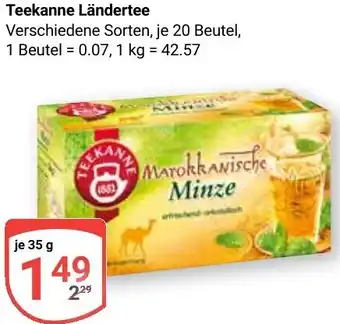 Globus Teekanne Ländertee Angebot