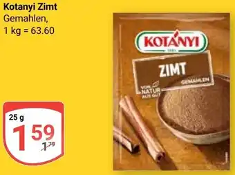 Globus Kotanyi Zimt Angebot