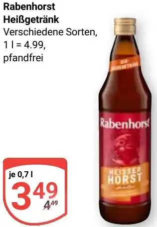 Globus Rabenhorst Heißgetränk Angebot