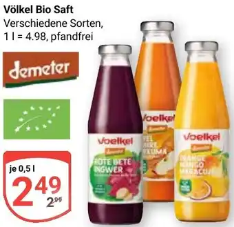 Globus demeter Vöelkel Bio Saft Angebot