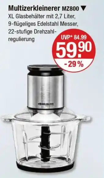 V Markt ROMMELSBACHER Multizerkleinerer MZ800 Angebot