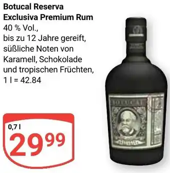 Globus Botucal Reserva Exclusiva Premium Rum Angebot