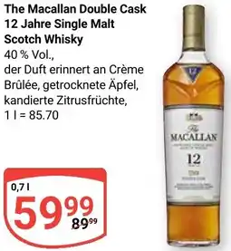 Globus The Macallan Double Cask 12 Jahre Single Malt Scotch Whisky Angebot