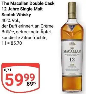 Globus The Macallan Double Cask 12 Jahre Single Malt Scotch Whisky Angebot