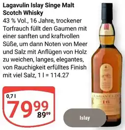 Globus Lagavulin Islay Singe Malt Scotch Whisky Angebot