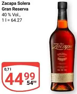 Globus Zacapa Solera Gran Reserva Angebot