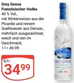 Globus Grey Goose Französischer Vodka Angebot