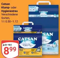 Globus Catsan Klump- oder Hygienestreu Angebot