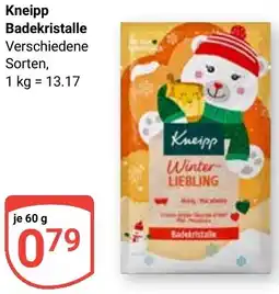 Globus Kneipp Badekristalle Angebot