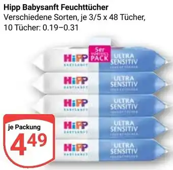 Globus Hipp Babysanft Feuchttücher Angebot