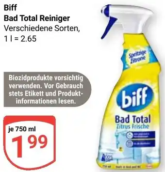 Globus Biff Bad Total Reiniger Angebot