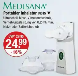 V Markt MEDISANA Portabler Inhalator IN515 Angebot