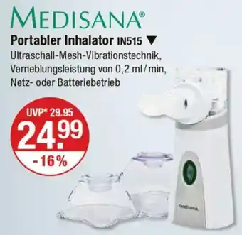 V Markt MEDISANA Portabler Inhalator IN515 Angebot