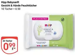 Globus Hipp Babysanft Gesicht & Hände Feuchttücher Angebot