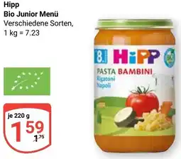 Globus Hipp Bio Junior Menü Angebot