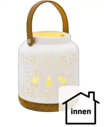 Rossmann LED-Keramik Laterne Angebot