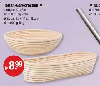 V Markt Rattan-Gärkörbchen Angebot