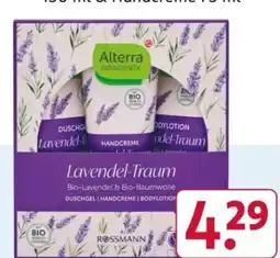 Rossmann Alterra Geschenkset Lavendeltraum Angebot