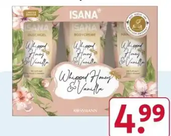 Rossmann Isana Whipped Honey & Vanilla Geschenkset Angebot