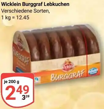 Globus Wicklein Burggraf Lebkuchen Angebot
