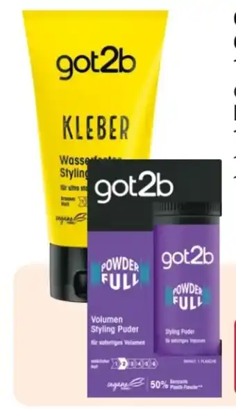 Rossmann Schwarzkopf Got2b Gel-Kleber Angebot