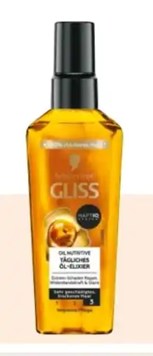 Rossmann Schwarzkopf Gliss Tägliches Öl-Elixir Oil Nutritive Angebot