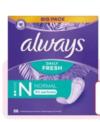 Rossmann Always Slipeinlagen Big Pack Angebot