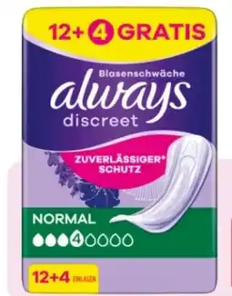 Rossmann Always Discreet Einlagen Angebot