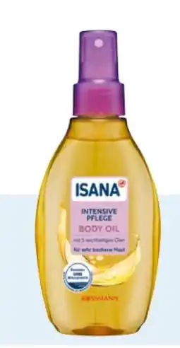 Rossmann Isana Body Oil Intensive Pflege Angebot