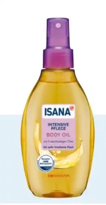 Rossmann Isana Body Oil Intensive Pflege Angebot