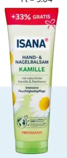 Rossmann Isana Handcreme Olive Angebot