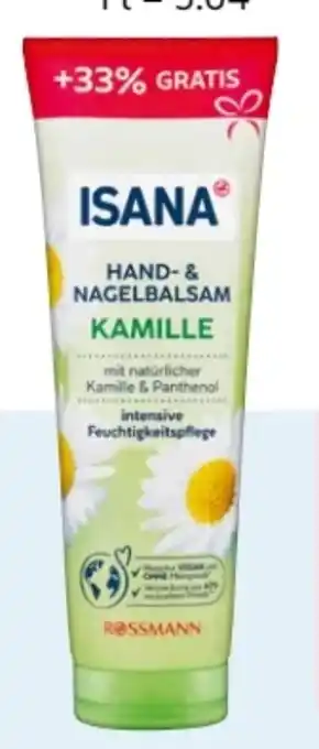 Rossmann Isana Handcreme Olive Angebot