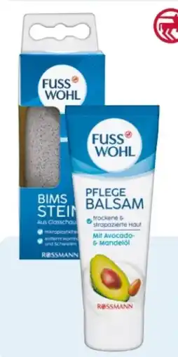 Rossmann Fusswohl Pflege Balsam Angebot
