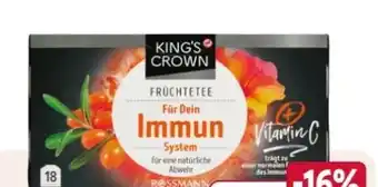 Rossmann King's Crown Beuteltee Angebot