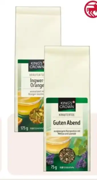 Rossmann King's Crown Früchteertee Angebot