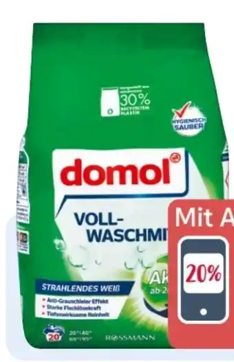 Rossmann Domol Vollwaschmittel Angebot