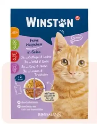 Rossmann Winston Feine Häppchen Katzennahrung Angebot