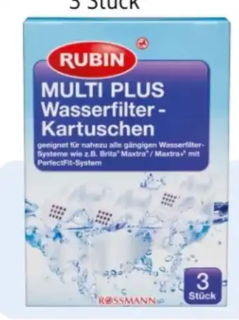 Rossmann Rubin Wasserfilter Kartuschen Multi Plus Angebot