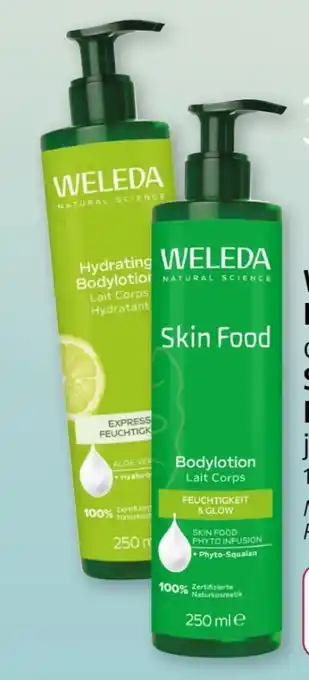 Rossmann Weleda Hydrating Bodylotion Angebot